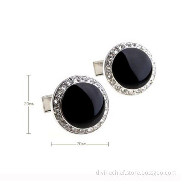 Classical Crystal Cufflinks For Man's Shirt